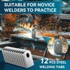 Dabolang 24 Pcs Weld on Tabs with Holes, Weld on