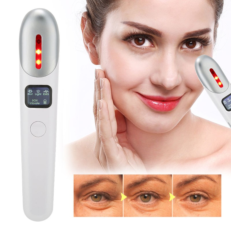 EMS Eye Massager Vibration Hot Compress Dark Circle Removal Eye