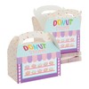 BLUE PANDA 24 Pack Donut Treat Boxes with Handles for