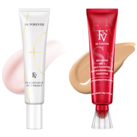 FV Liquid Foundation Hydrating and Hydrating Makeup Primer, Ideal for Normal & Dry Skin, Long Lasting