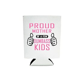 Birthday Gift Fathers Day Gifts for Dads Hilarious Funny Novelty Gag Gift | 2 neoprene pack drink insulator | Party Favor Accessories Bachelorette Cold (Proud Mother)