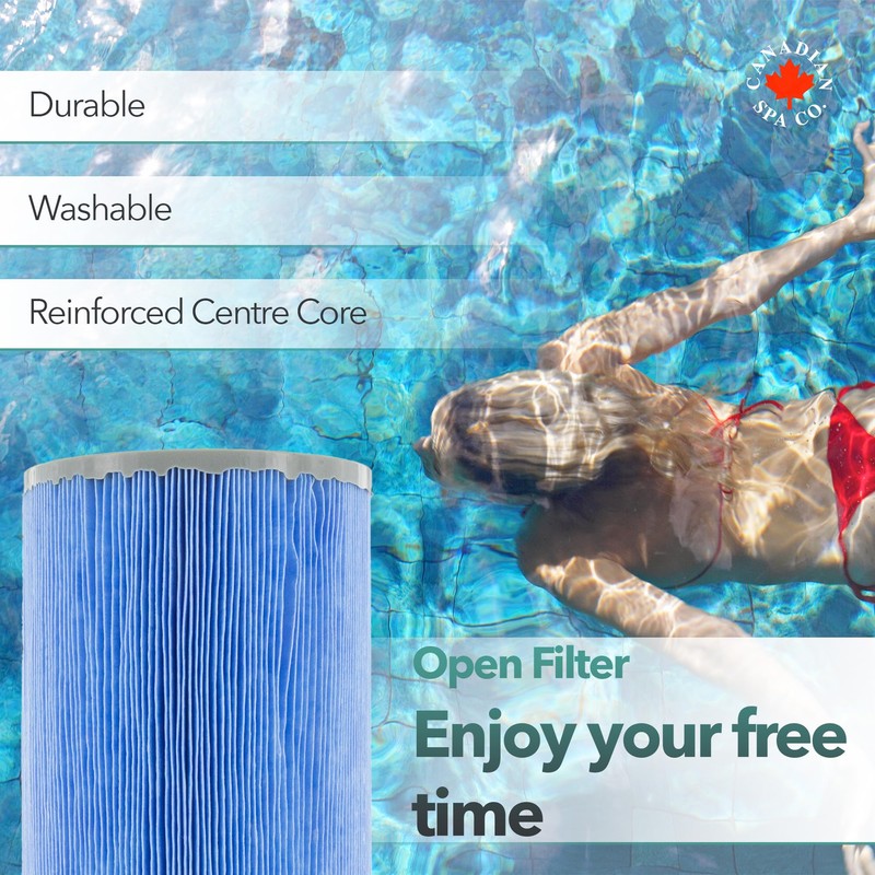 CANADIAN SPA CO. Whirl Pool Filter Open, 336 x 127
