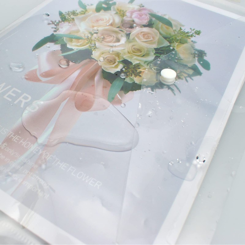 Syolee A5 Plastic Wallets 5 Pcs Files Folders Popper Document