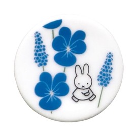 Dick Bruna 208696 Miffy Chopsticks Rest Approx. 1.6 inches (4 cm), Dishwasher Safe, Dishware, Goods, Miscellaneous Goods, Flower Pattern, Blue, Made in Japan