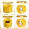 2pcs Cob Corn Stripper,Plastic Corn Peeler for Cobbe,Stainless Steel Blades