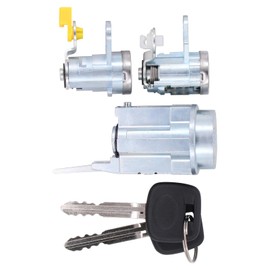 MOTOKU Ignition Switch and Door Lock Cylinder Key Kit for Toyota Tacoma 1995-2004