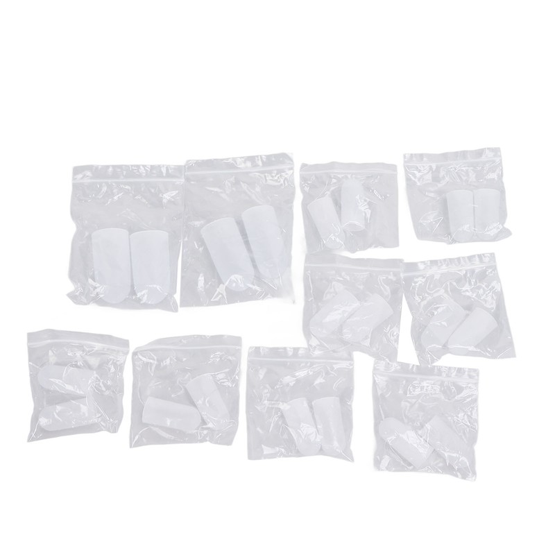 10 Pairs Toes Protector Soft Silicone Prevent Friction Different Size