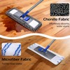 MASTERTOP Microfiber Mop for Floor Cleaning, Flat Dust Mop for