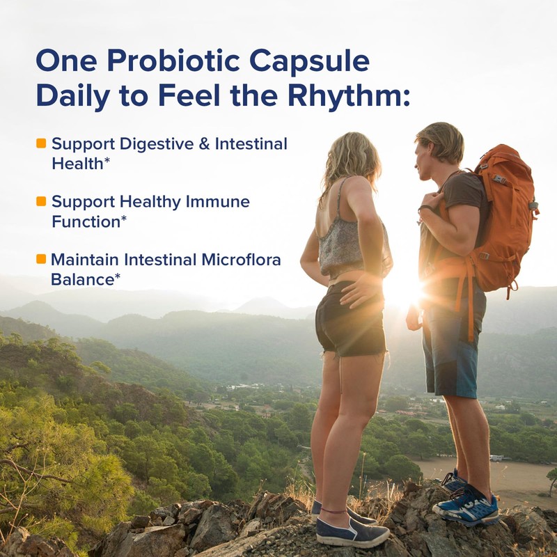 NewRhythm Probiotics 120 Billion CFU 36 Strains, 3-in-1 Probiotics for