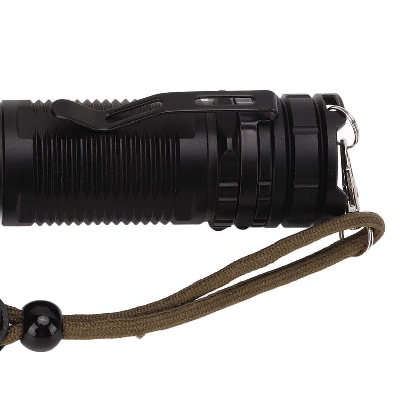 LED Flashlight USB Charging IPX4 Waterproof Aluminium Alloy Intelligent Digital