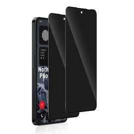 Xunzii For Nothing CMF Phone 2 Pro/Nothing Phone 3A for Tempered Glass Privacy Screen - Pack of 2 9H Hardness Privacy Film, Bubble-Free Privacy Protective Glass, Full Coverage Anti-Spy Tempered Glass