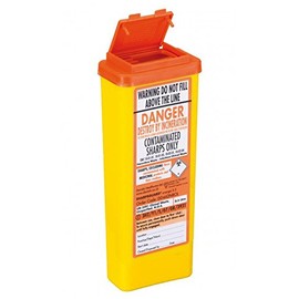 SharpsGuard Orange 0.5 Sharps Bin with Needle Remover