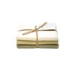 Solwang Set of 3 Knitted Wipes Light Khaki