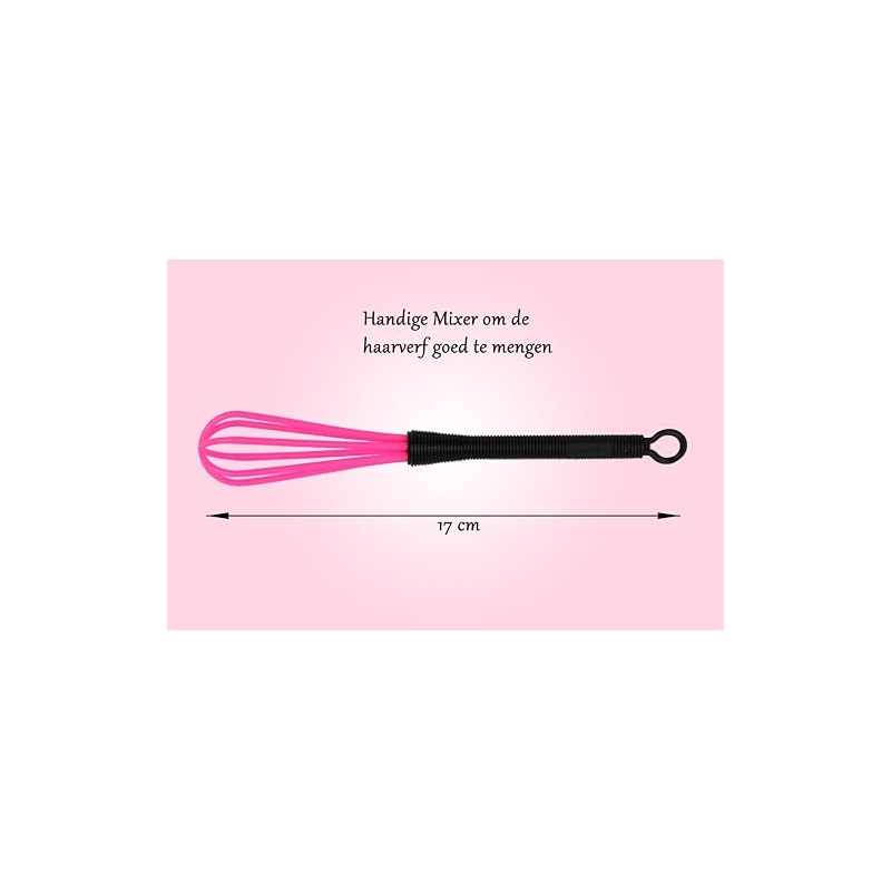Hair Dye Set 7 Pieces Pink