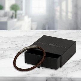 Men's Vintage Leather Bracelets – Masculine Minimalist Style, Rugged Jewelry Collection with Extension Clasp for Size Adjustment, Stylish Wristbands, Classic Accessory, Ideal Gift for All Occasions