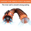 32FT Ducting Hose 10 Inch PVC Flexible Duct Hosing with