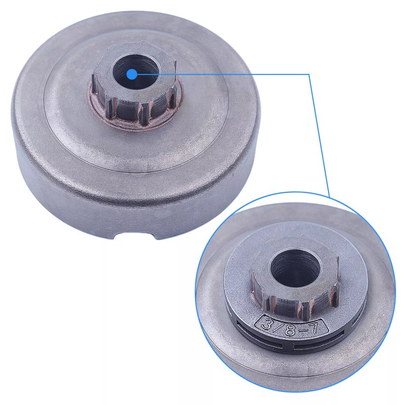 For ECHO 3/8"-7T Clutch Drum E-clip Kit 99944400395 For Echo