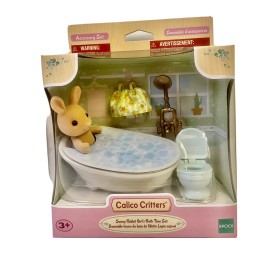 Calico Critters NEW Happy Easter Calico Critters Sunny Rabbit Girl’s Bath Time Set Epoch Co