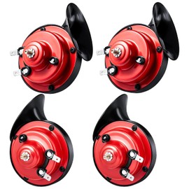 4Pzas bocinas dobles de caracol eléctrico,kit de repuesto de bocinas de aire impermeables de 12 V,accesorios automotrices universales para coche,motocicleta