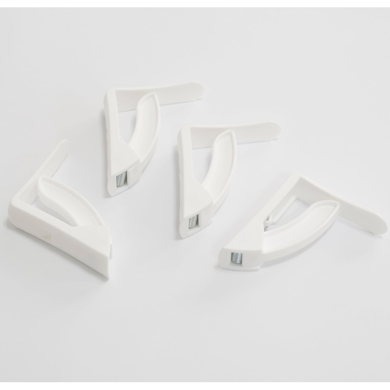 AERZETIX - C69419 Set of 4 Tablecloth Clips with Spring