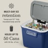 Coleman Classic Series Insulated Portable Rolling Cooler with Wheels, Leak-Resistant