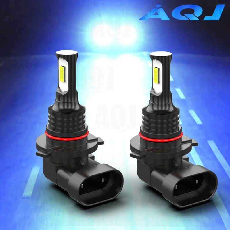 AQJ 9005 9006 LED Headlights Kit Combo Bulbs 8500K High