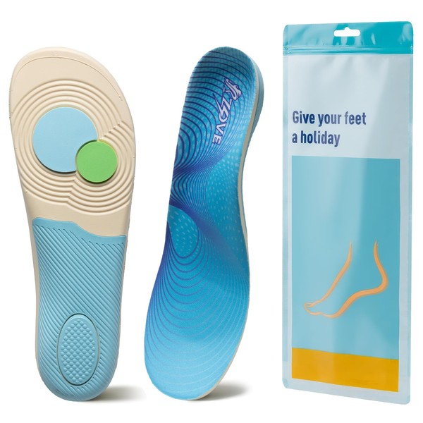 ZOVE Plantar Fasciitis Insoles for Unisex Extra Wide Width Shoe