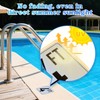OCQOTAT 4FT Pool Depth Markers, 6x6 Inch Professional Grade Vinyl