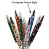 Maydahui 12 PCS Christmas Beadable Ballpoint Pens Retractable Bead Pen
