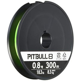 Shimano PL-M78S Line Pitbull 8 300m 0.8 Lime Green Fishing Line