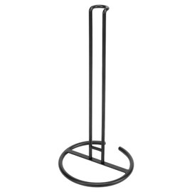 NearMoon Paper Towel Holder/Stand Dispenser, Sturdy, All Metal, Standard or Jumbo-Sized for Kitchen Countertop, Farmhouse, Living Room (1 Pack, Matte Black)