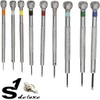 9 Watchmaker's Screwdrivers in Real Wooden Box S1 Deluxe Star