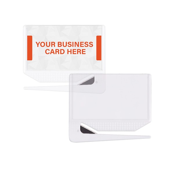 Uncommon Desks Business Card Letter Openers - (100 Pack) (Clear)