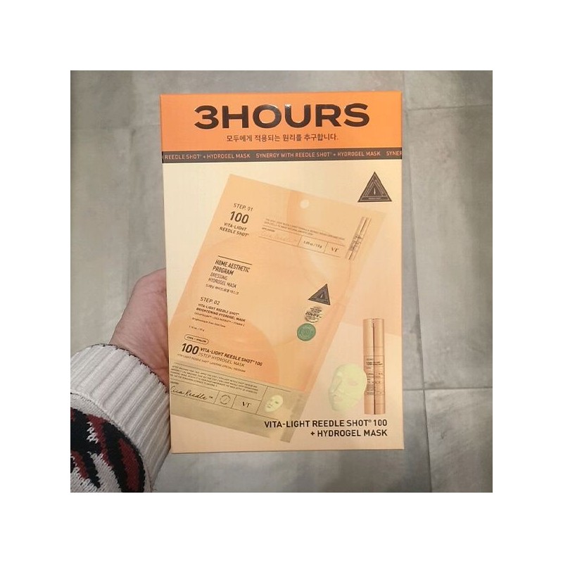 VT Vita Light Riddle Shot 100 2 Step Hydrogel Mask