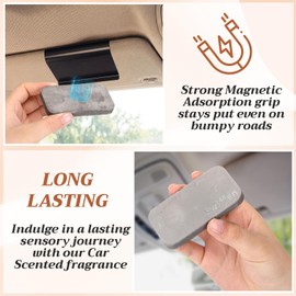 4 Pcs Stone Car Air Freshener Refills, Long Lasting Scent Diffuser