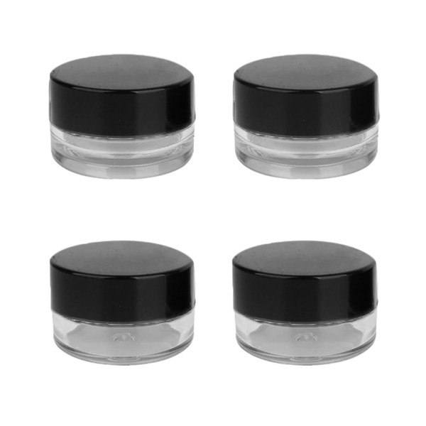 GNALIA Set of 4 Cream Jars Mini Tins Cosmetic Container