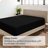 Bare Home Fitted Bottom Sheet Double - Premium 1800 Ultra-Soft