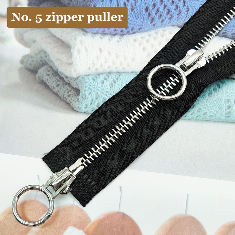 XCSJ #5 Zip 100 cm, Metal Zip 2-Way Separable Zip