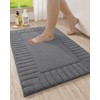 LUMI Bathroom Rugs Non-Slip Washable, Extra Soft Absorbent Bath Rug,