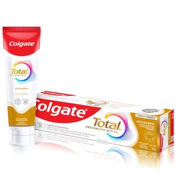 Colgate Total Antisarro, Pasta de Dientes Anticaries con Flúor, para Ayudar a Prevenir la Acumulación de Sarro Dental, 150ml