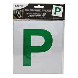 [2PCE] SAS AUTOMOTIVE QLD-Only License Plate, Easy-to-Attach to Secure Your License Plate, Weather-Resistant and Long-Lasting License Plate for Your Vehicle