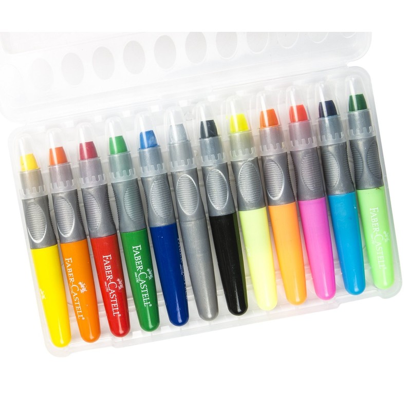 Faber-Castell FC14592 12ct Gel Crayons