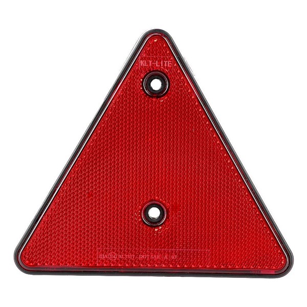 Vehicle Reflector, Safty Rear Triangle Red Reflector for RV Trucks