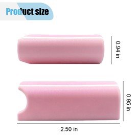 LAINLOY Car Chapstick Holder, Upright No Melt Lip Balm Holder for Women and Men, Lipstick Holder with Strong Adhesive Tape, Car Interior Accessories Suitable for Most Vehicle, SUV, Truck (Pink)