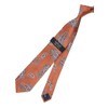 Takakyu Modern Vintage Necktie, Regular Tie, 3.1 inches (8.0 cm) Wide, Orange Other, orange