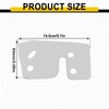 SYudwen Door Latch Repair and Reinforcement Plate Kit Compatible with