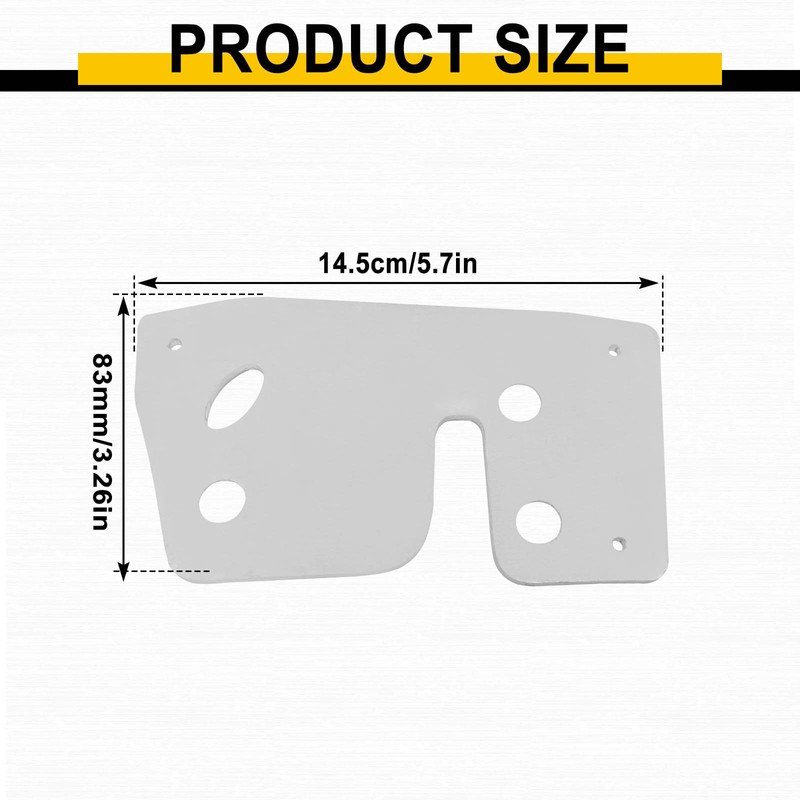 SYudwen Door Latch Repair and Reinforcement Plate Kit Compatible with