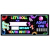 VAHATAN Roller Skating Birthday Party Invitations 20 Pack Roller Skating