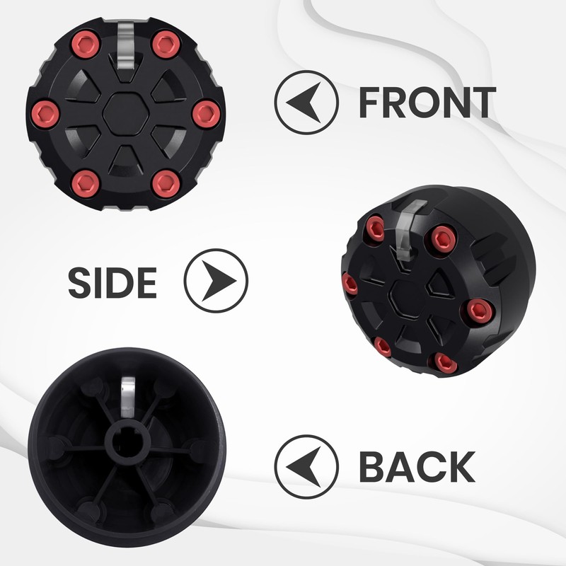 AC Heater Knobs (Set of 3) for Toyota Tacoma 2005-2015