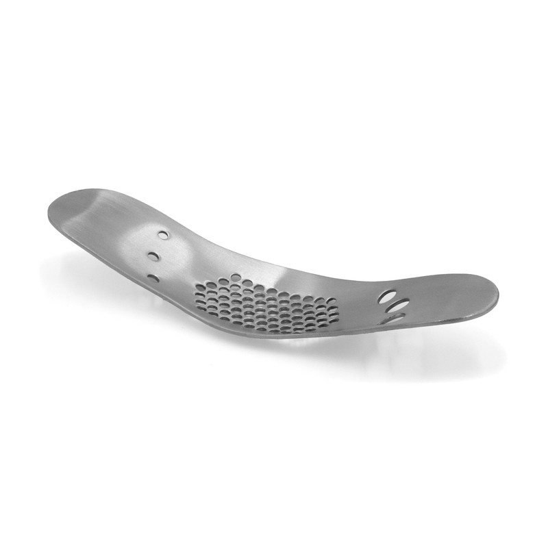 KB KITCHEN BASICS Stainless Steel Garlic Crusher with Herb Stripper